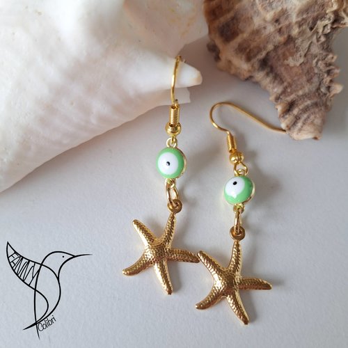 Boucles d'oreilles secrets de l'océan 1