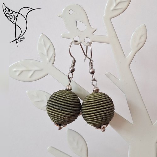 Boucles d'oreilles promenade en forêt 2
