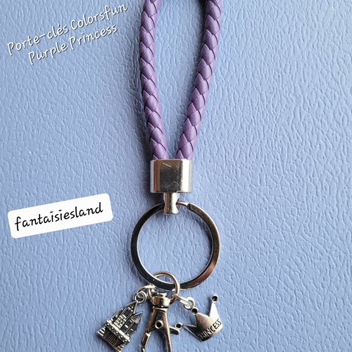 Porte-clés colorsfun _ purple princess