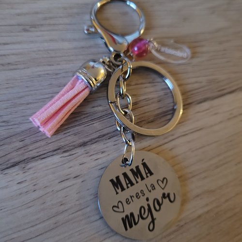 Mama eres la mejor - bijou accroche clés