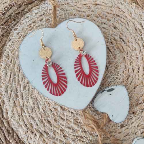 Boucle d'oreille pendante / fantaisie