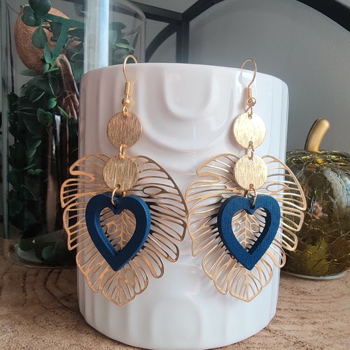 Boucle d'oreille pendante, fantaisie