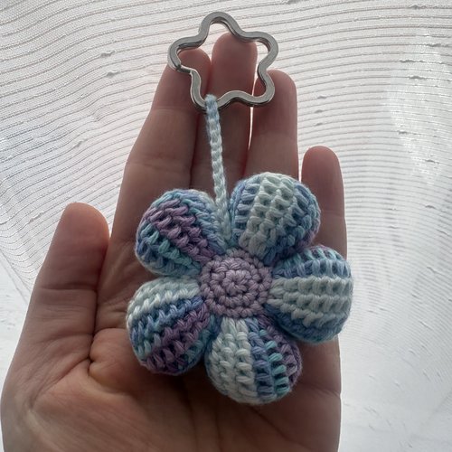 Fleur en porte clé