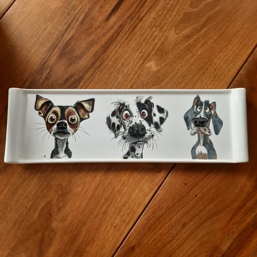 Plat a cake porcelaine