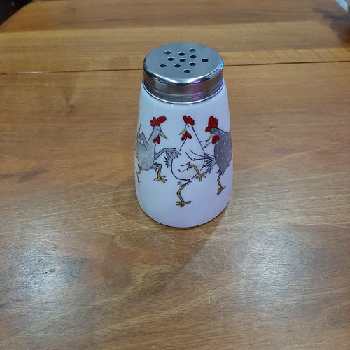 Sucrier en porcelaine peint main