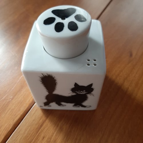 Salière et poivrière peint main