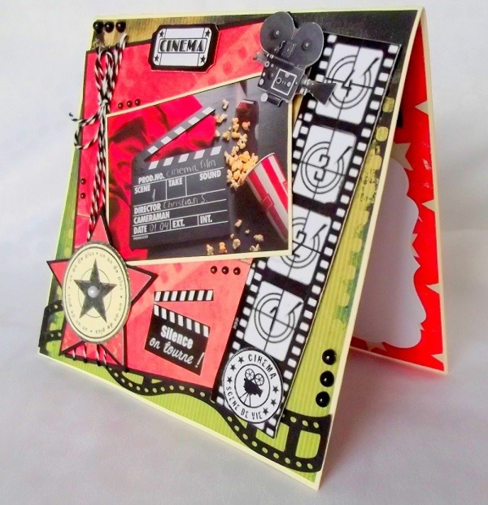 Carte Anniversaire Homme Theme Cinema Un Grand Marche