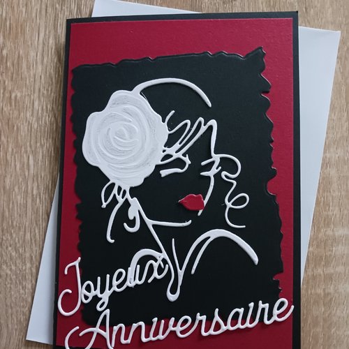 Carte anniversaire "femme"