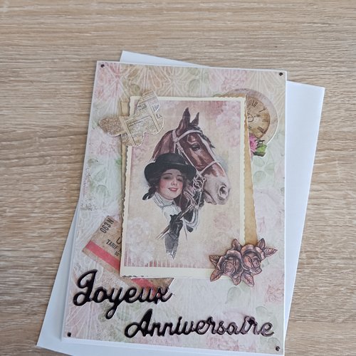 Carte anniversaire "femme"