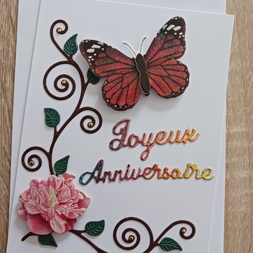 Carte anniversaire nature