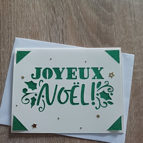 Carte  "joyeux noël"