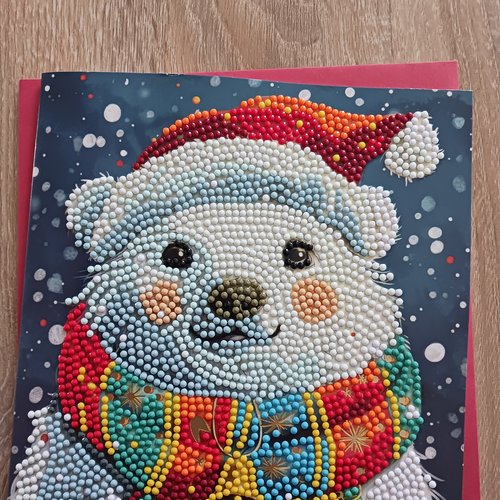Carte noël "ourson"