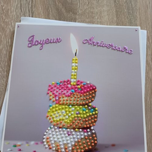 Carte anniversaire " donuts"
