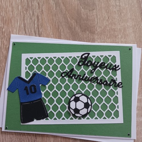 Carte anniversaire "foot"