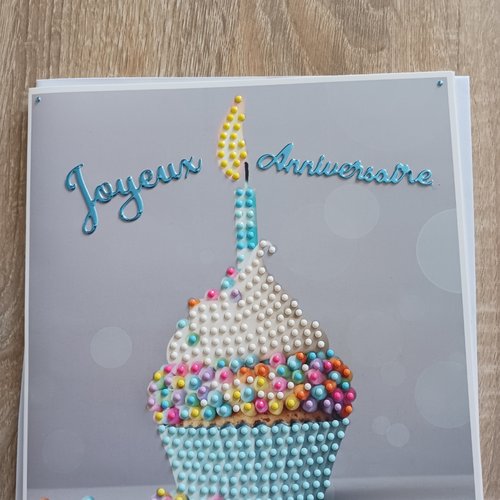 Carte anniversaire " cake"
