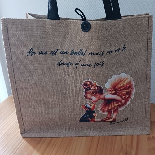 Sac cabas "petite fille"