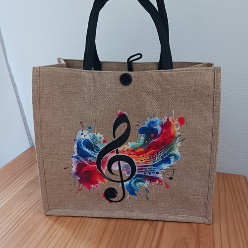 Sac cabas "note de musique"