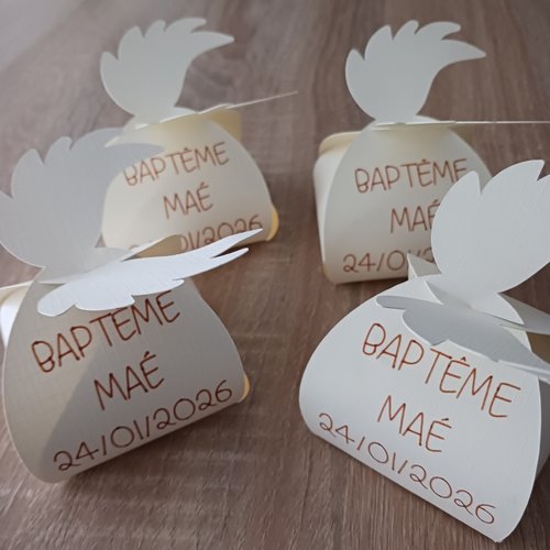 Boite dragées "ange"