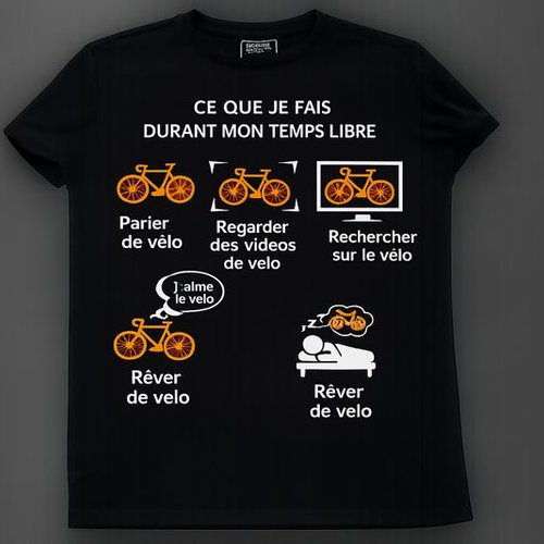 T.shirt personnalisé "vélo"