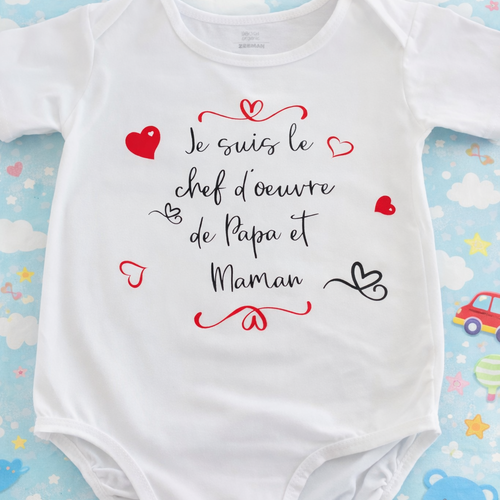 Body enfant "chef d'oeuvre"