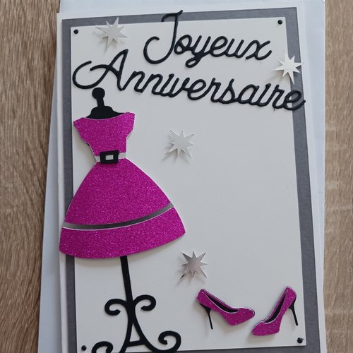 Carte anniversaire "femme"