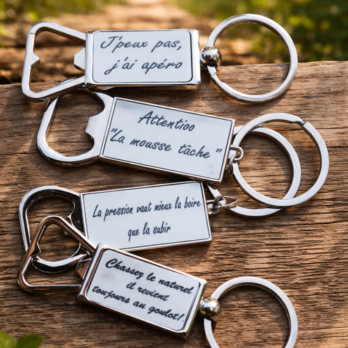 Porte clés décapsuleur