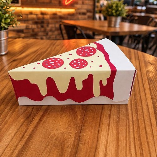 Boite cadeau "part pizza"