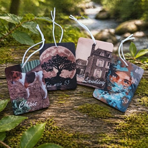 Tablette personnalisée à parfumer pour voiture