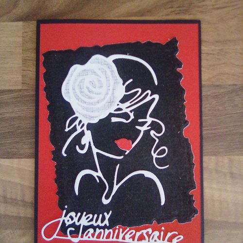 Carte anniversaire "femme"