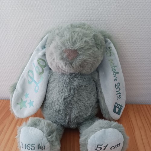 Doudou personnalisé pour naissance