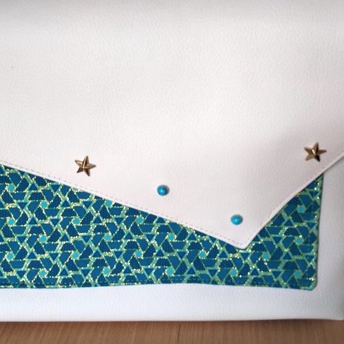 Sac besace - simili cuir - rose