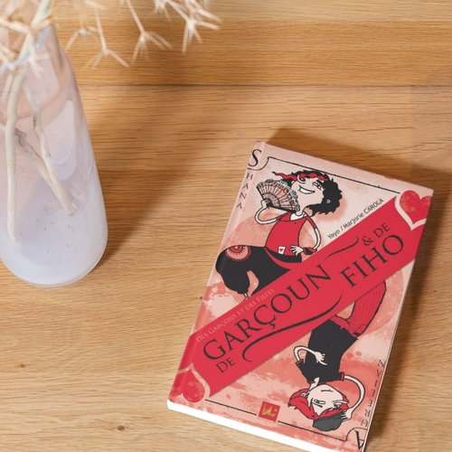 Bande dessinée "de garçoun et de fiho"