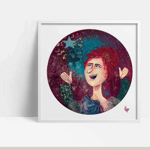 Tirage d'art - illustration "la vivante"