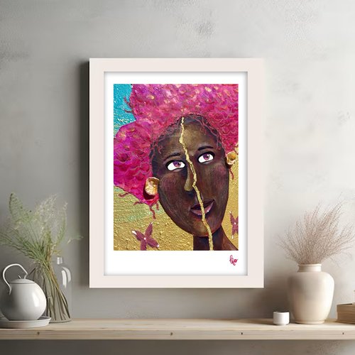 Tirage d'art - illustration "la résiliente" format a5
