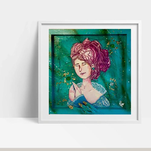 Tirage d'art - illustration "la confiante"