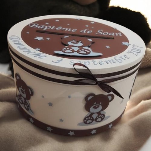 Urne de baptême - hème : ourson
