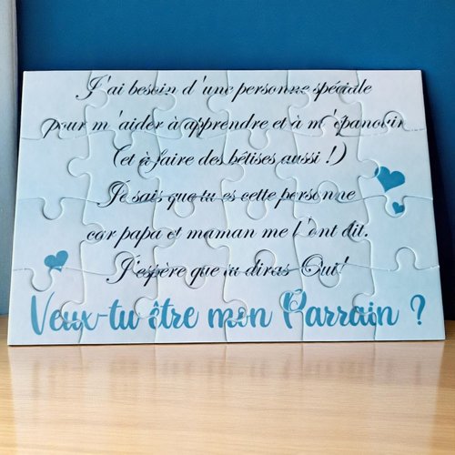 Puzzle pour demande parrain