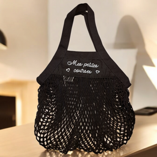 Sac filet "mes petites courses"