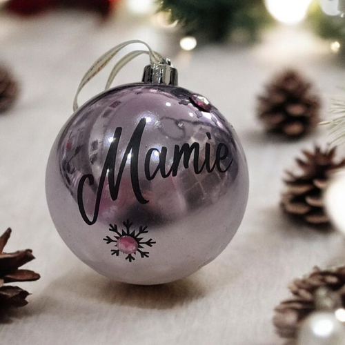 Boule de noël personnalisée – déstockage