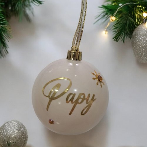 Boule de noël personnalisée – déstockage