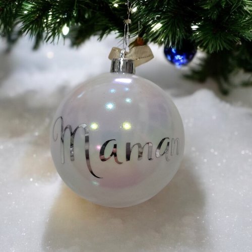 Boule de noël personnalisée – déstockage