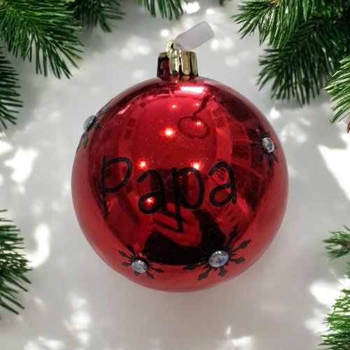 Boule de noël personnalisée – déstockage