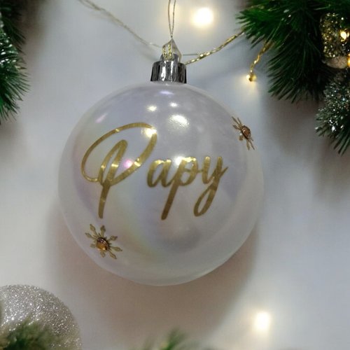 Boule de noël personnalisée – déstockage