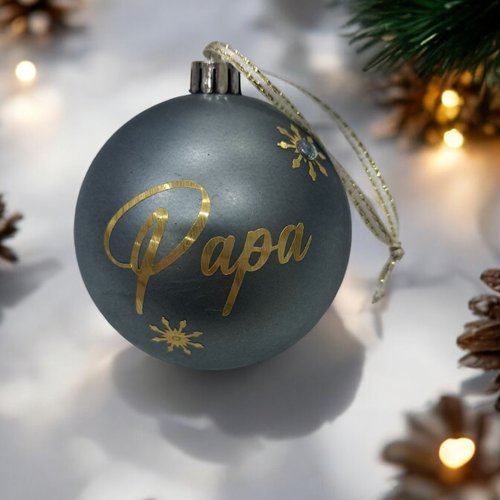 Boule de noël personnalisée – déstockage