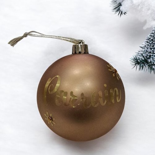Boule de noël personnalisée – déstockage