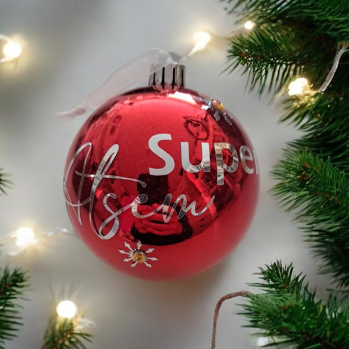 Boule de noël personnalisée – déstockage