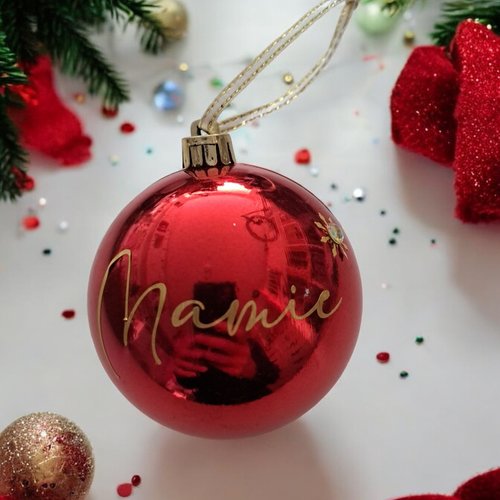 Boule de noël personnalisée – déstockage