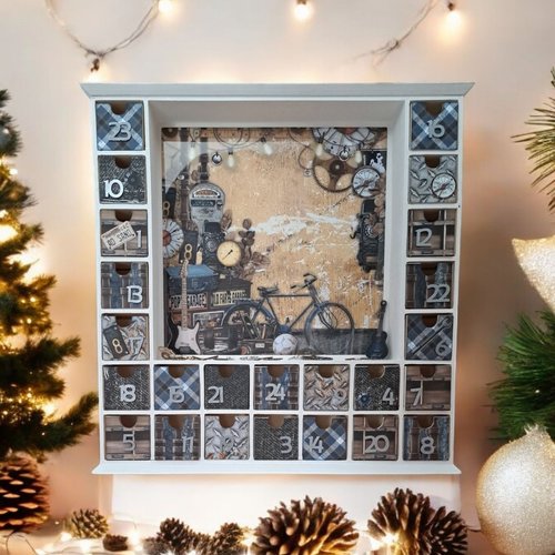 Calendrier de l'avent en bois - cocooning... fait main