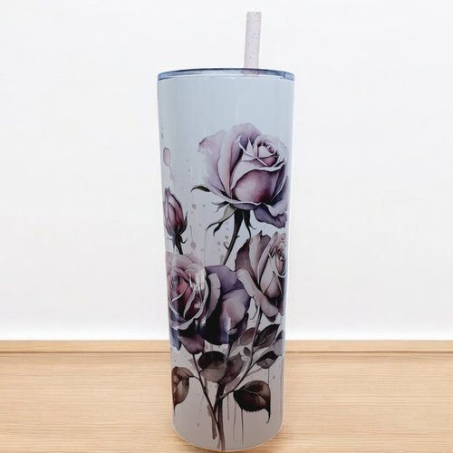 Gobelet isotherme 20 oz (590 ml) /tumbler - roses