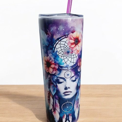 Gobelet isotherme 20 oz (590 ml) /tumbler - attrape-rêves